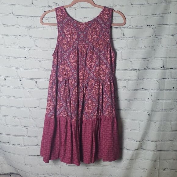 Rewind Maroon Floral Dress - Picture 3 of 6
